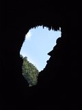 00396-2075 Face in the rock in Deer Cave